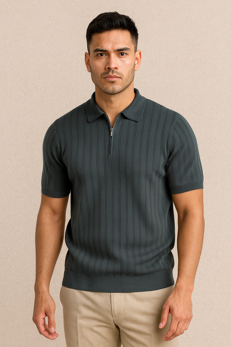 |KIT 4| - Camisa Polo Stanford Ziper!